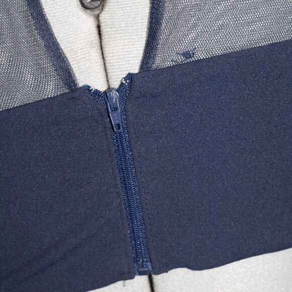 Blue Jeweled HALTER TOP Size 3 BY SEQUIN HEARTS USED FOR PHOTO SHOOTS - Picture 9 of 10